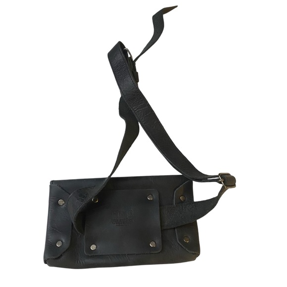 Handmade Genuine Leather Belt Bag Pouch By Hide & Drink - Picture 2 of 6